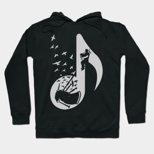 Musical note - Bagpipes Hoodie